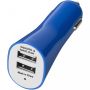 Pole dual car adapter Royal blue