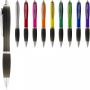 Nash ballpoint pen coloured barrel and black grip (black ink) Blue