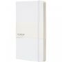 Moleskine Classic L hard cover notebook - ruled White