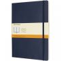 Moleskine Classic XL soft cover notebook - ruled Sapphire blue