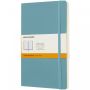 Moleskine Classic L soft cover notebook - ruled Reef blue