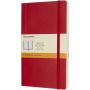 Moleskine Classic L soft cover notebook - ruled Red