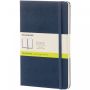 Moleskine Classic L hard cover notebook - plain Blue