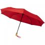 Bo 21" foldable auto open/close recycled PET umbrella Red