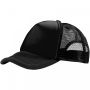 Trucker 5 panel cap Solid black