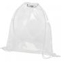 Lancaster transparent drawstring bag 5L White