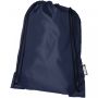 Oriole RPET drawstring bag 5L Navy Blue