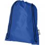 Oriole RPET drawstring bag 5L Blue