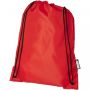 Oriole RPET drawstring bag 5L Red