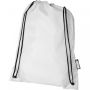 Oriole RPET drawstring bag 5L White