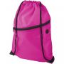 Oriole zippered drawstring backpack 5L Pink