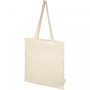 Orissa 100 g/m² organic cotton tote bag 7L Beige