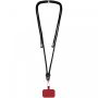 Kubi phone lanyard Red