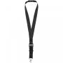 Yogi lanyard detachable buckle break-away closure Black