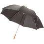 Karl 30" golf umbrella with wooden handle Black