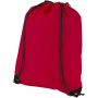 Evergreen non-woven drawstring bag 5L Red