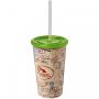 Brite-Americano® 350 ml double-walled stadium cup Lime