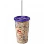 Brite-Americano® 350 ml double-walled stadium cup Purple