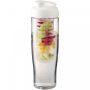 H2O Active® Tempo 700 ml flip lid sport bottle & infuser White