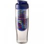 H2O Active® Tempo 700 ml flip lid sport bottle & infuser Blue