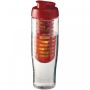 H2O Active® Tempo 700 ml flip lid sport bottle & infuser Red