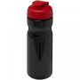 H2O Active® Base 650 ml flip lid sport bottle Black