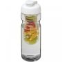 H2O Active® Base 650 ml flip lid sport bottle & infuser White