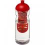 H2O Active® Base 650 ml dome lid sport bottle & infuser Red