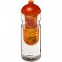 H2O Active® Base 650 ml dome lid sport bottle & infuser Transparent