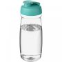 H2O Active® Pulse 600 ml flip lid sport bottle Turquoise