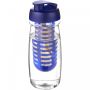 H2O Active® Pulse 600 ml flip lid sport bottle & infuser Transparent