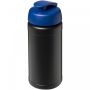 Baseline® Plus 500 ml flip lid sport bottle Solid black