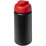 Baseline® Plus 500 ml flip lid sport bottle Solid black