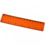 Rothko 15 cm plastic ruler ORANGE