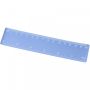 Rothko 15 cm plastic ruler Frosted blue