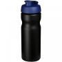 Baseline® Plus 650 ml flip lid sport bottle Solid black