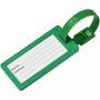 River window luggage tag Green