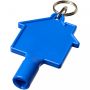 Maximilian house-shaped utility key with keychain Blue