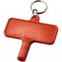 Largo plastic radiator key with keychain Red