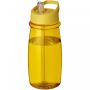 H2O Active® Pulse 600 ml spout lid sport bottle Yellow