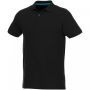 Beryl short sleeve men's organic recycled polo Black