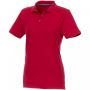 Beryl short sleeve women's organic recycled polo Red