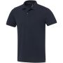 Emerald short sleeve unisex Aware™ recycled polo Navy Blue