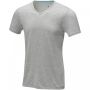 Kawartha short sleeve men's organic V-neck t-shirt Grey