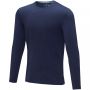 Ponoka long sleeve men's organic t-shirt Navy Blue