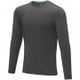 Ponoka long sleeve men's organic t-shirt Grey