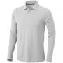 Oakville long sleeve men's polo Grey melange