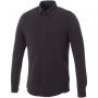 Bigelow long sleeve men's pique shirt Grey