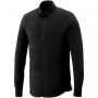 Bigelow long sleeve men's pique shirt Black