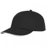 Styx 5 panel sandwich cap Solid black